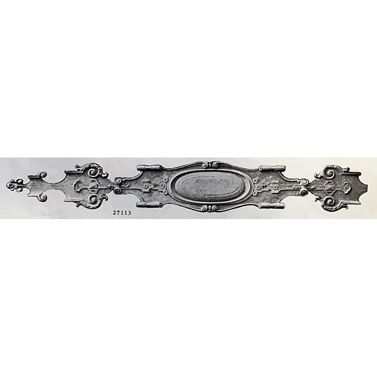 Plaster Overdoor Elizabethan 62-1/2" x 7-5/8" x 1-3/8" Relief
