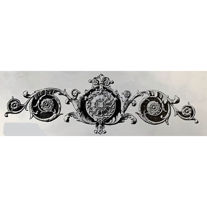 Plaster Overdoor Renaissance 48-1/2" x 15" x 1-1/4" Relief