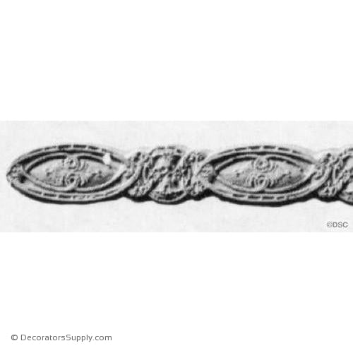 Plaster Molding Sullivanesque  2 1/2" W