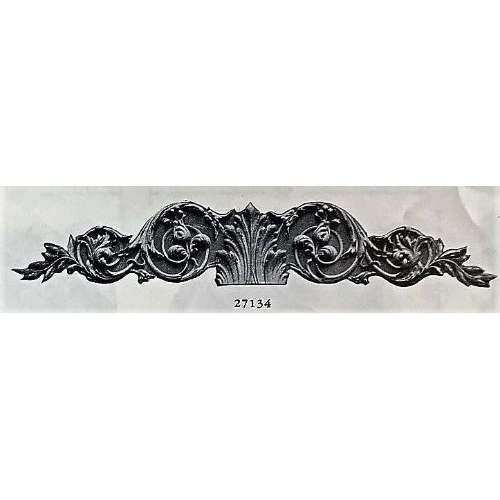 Plaster Overdoor Louis XVI 37" x 6-1/4" x 9/16" Relief