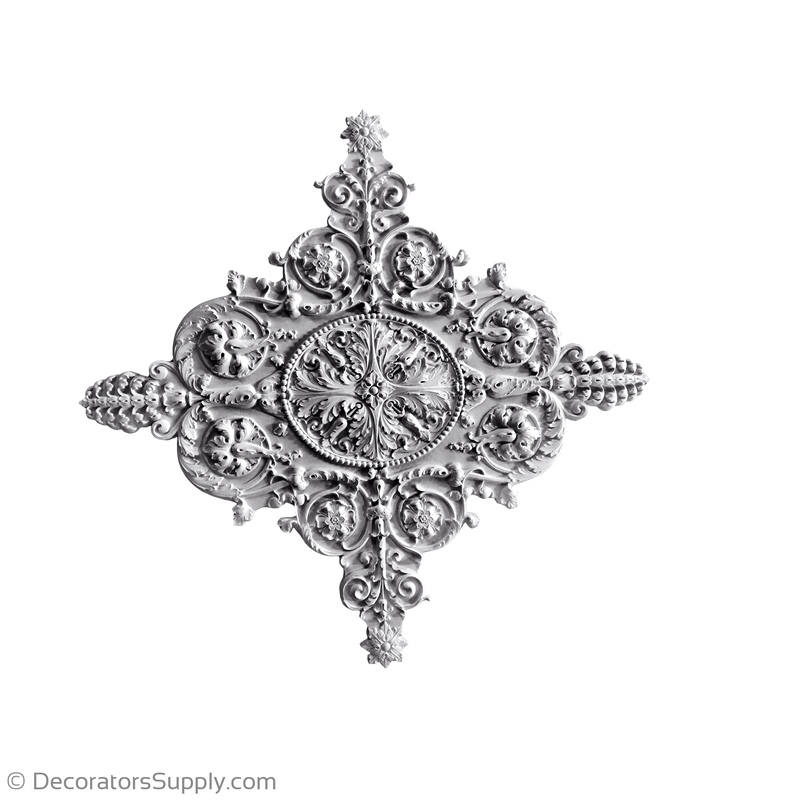 Plaster Medallion--Empire--28" X 29"--1/2" Relief