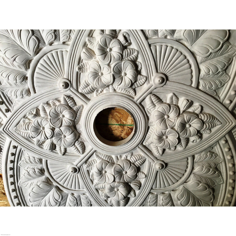 Classical Ceiling Medallions Include Square and Oval Medallions