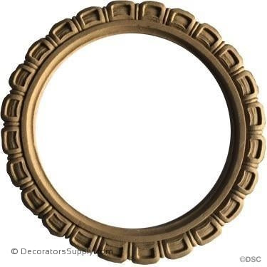 Wreath - 8 1/2 diameter-ornaments-for-woodwork-furniture-Decorators Supply