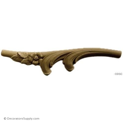 Shell Header Component-ornaments-furniture-woodwork-Decorators Supply