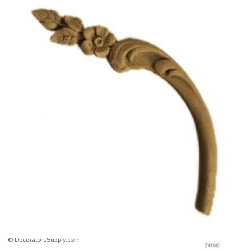 Shell Header Component-ornaments-furniture-woodwork-Decorators Supply