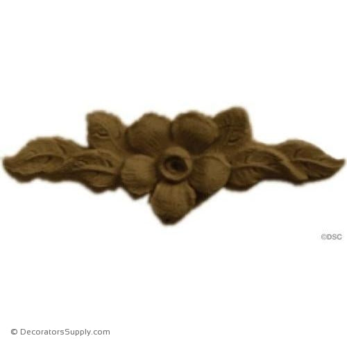 Floral 1 High 3 1/2 Wide-woodwork-furniture-ornaments-Decorators Supply