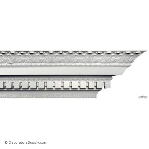 Plaster Crown-Colonial-8 1/2"Proj X 8 1/2" Drop.-Decorators Supply