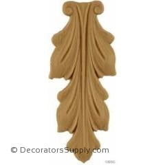 Acanthus 2 3/4 High 1 1/4 Wide-ornaments-furniture-woodwork-Decorators Supply