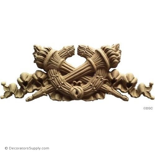 Wreath - Torch Design-ornaments-for-woodwork-furniture-Decorators Supply