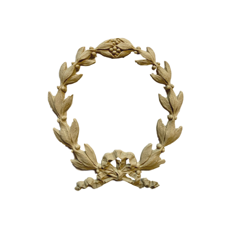 Wreath Offered in 2 Sizes: 3-1/4" & 4-1/4"