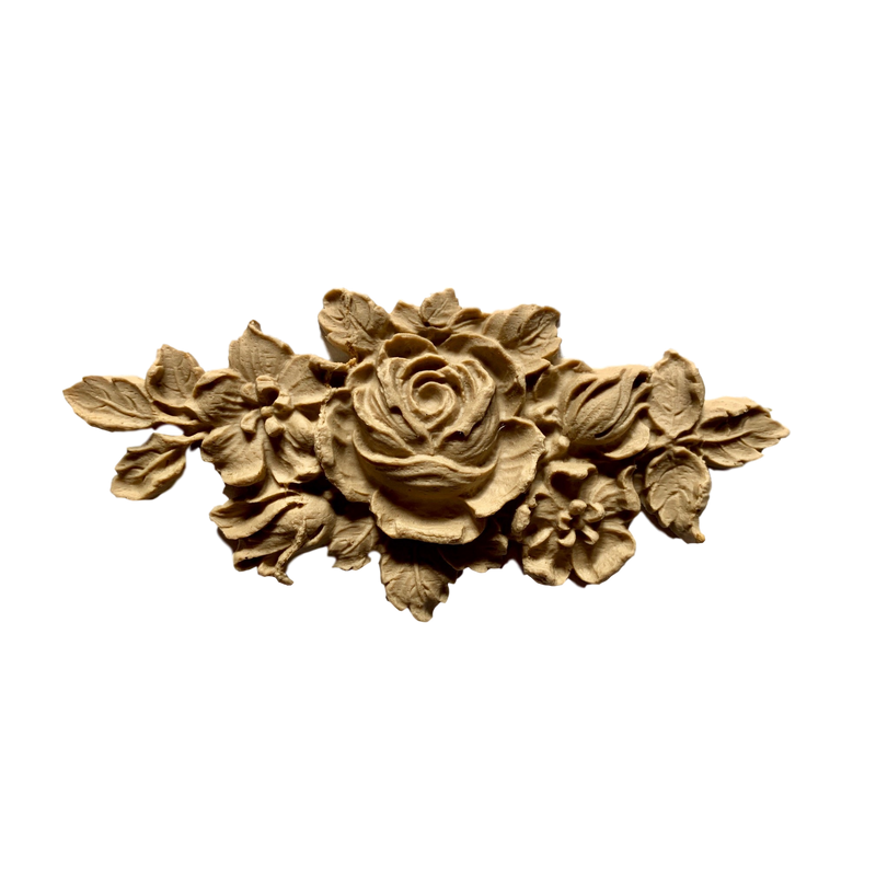 Rosebud Rosette Offered in 3 Sizes: From 3-1/2" to 6"