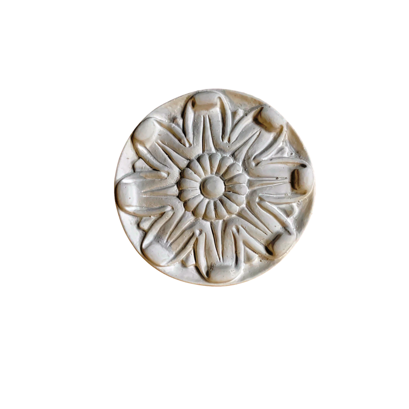 Plaster Rosette--Classic--2 3/4" Relief X 1/2" Relief