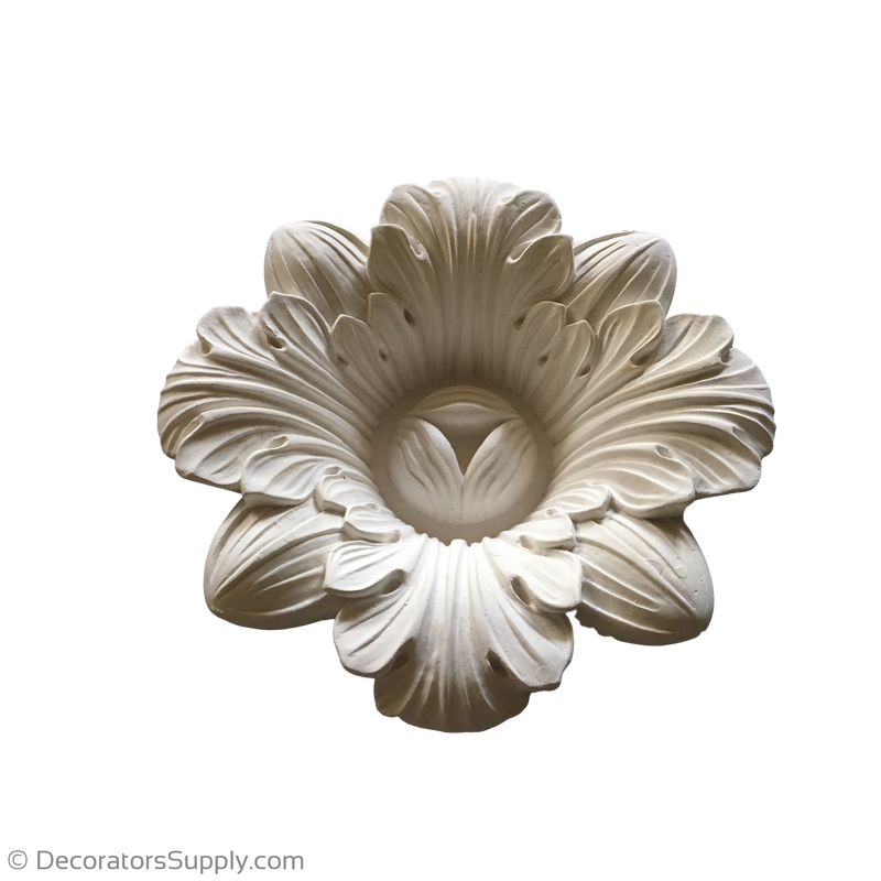 Plaster Rosette--Roman--13" Diameter X 4" Relief