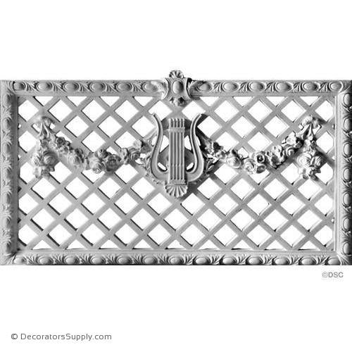 Plaster Medallion or Vented Grille French Renaissance