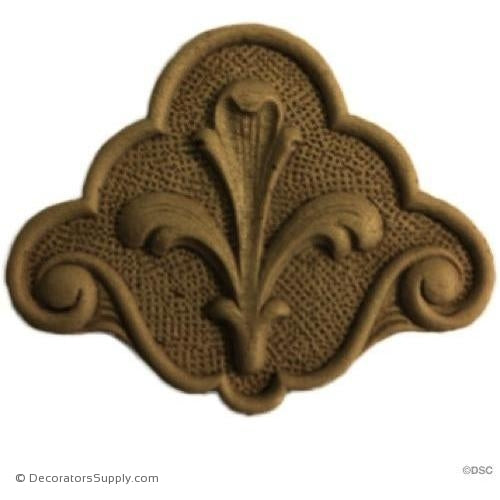 Fleur de Lis 3 High 3 3/4 Wide - Decorators Supply