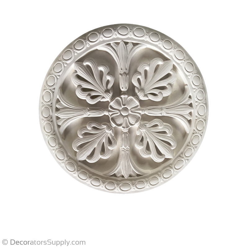 21" Diameter Plaster Medallion or Vented Grille Empire