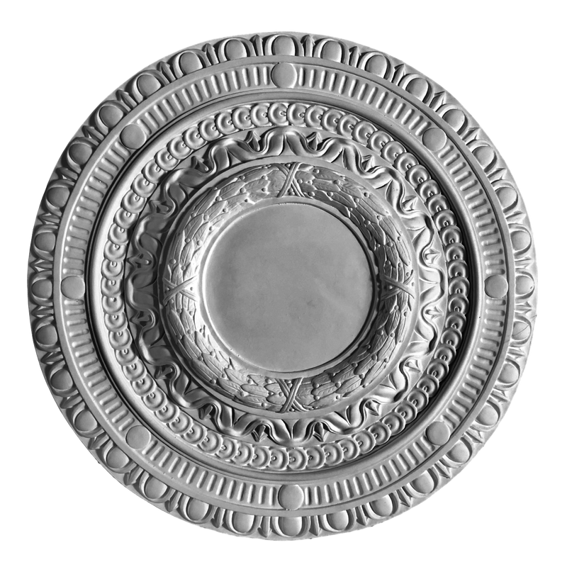 Plaster Medallion--26" Diameter X 2 3/4" Relief--8 1/2" Ctr