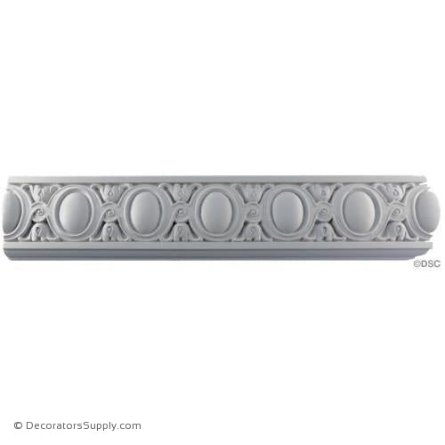 Plaster Frieze Louis XIV 4" W X 1" R