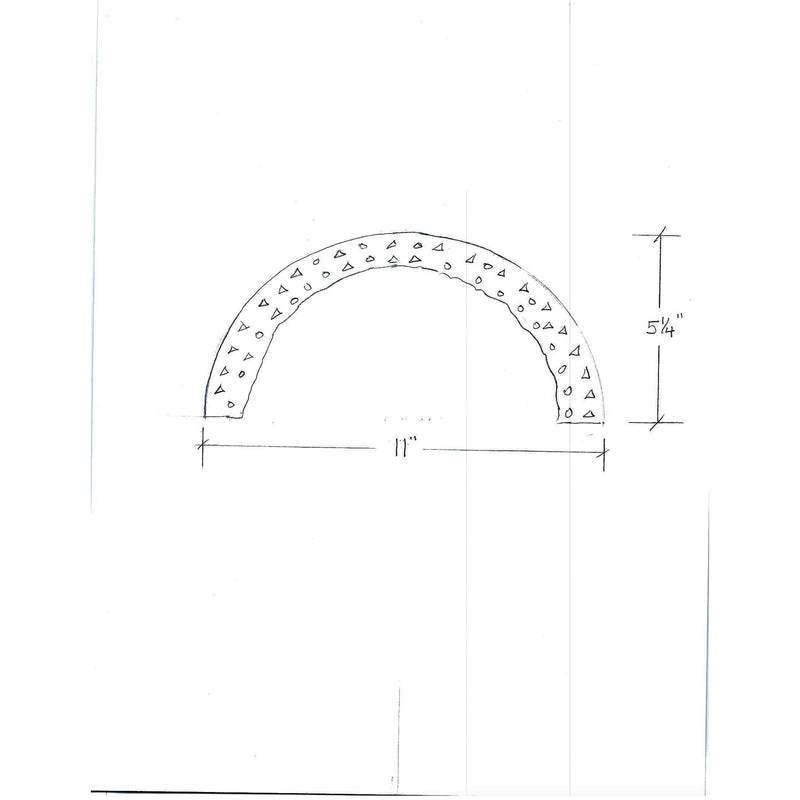 Plaster Frieze Leaf & Berry 11" Wide x 5-1/4" Relief