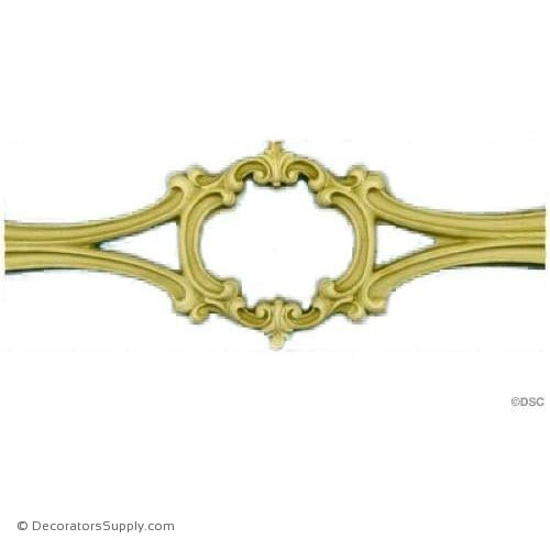 Horizontal Design 2 5/8 High 7 1/4 Wide-ornaments-for-woodwork-furniture-Decorators Supply