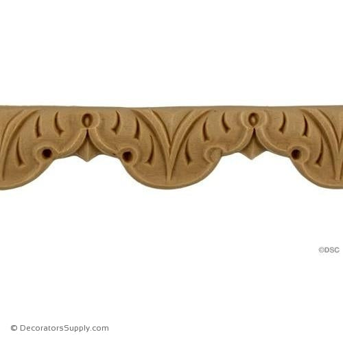 Specialty 1 High 0.25 Relief-woodwork-furniture-lineal-ornament-Decorators Supply