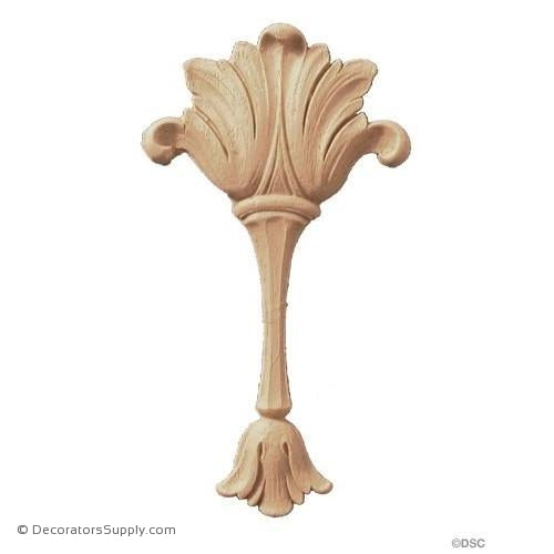 Specialty 3 3/8 High 1 1/2 Wide-ornaments-furniture-woodwork-Decorators Supply