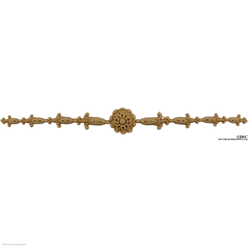 Bell Flower 1 1/4 High 12 Wide-ornaments-furniture-woodwork-Decorators Supply