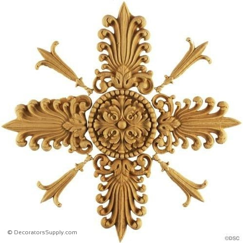 Specialty-Empire 7 3/4H X 7 3/4W - 1/4Relief-woodwork-furniture-ornaments-Decorators Supply