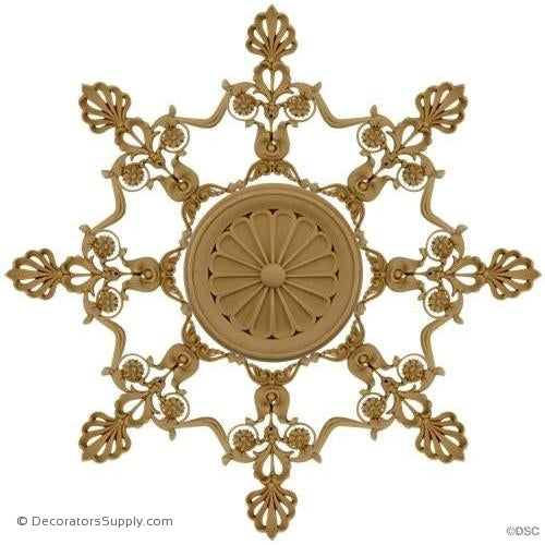 Specialty-Empire - 19 1/4Diameter - 3/8Relief-woodwork-furniture-ornaments-Decorators Supply