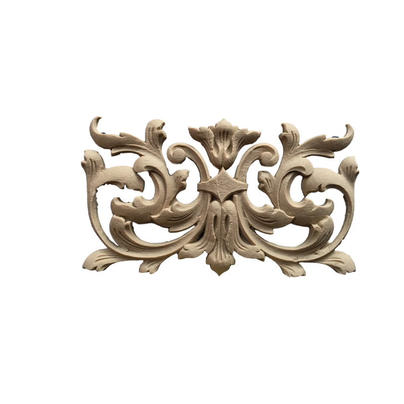 Rinceau Scroll Design 2 7/8 High 4 7/8 Wide