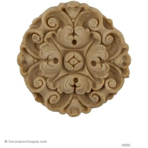 Circular Rosette-woodwork-furniture-ornaments-Decorators Supply