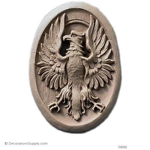 American Eagle Applique for Wood 4 1/4H X 2 7/8W - 1/4Reli-Decorators Supply