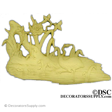 Oriental Landscape - Trees and Water - 8 in. width-Decorators Supply