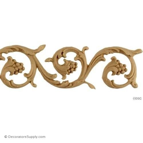 Scroll Linear Design-Mod. Ren. Ft. 1 1/2H - 3/16Relief-lineal-pattern-for-woodwork-furniture-Decorators Supply