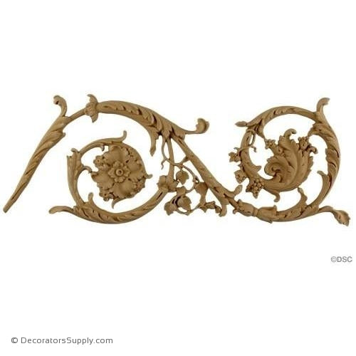 Scroll Linear Design-Mod. Ren. Ft. 5 3/4H - 3/8Relief-lineal-pattern-for-woodwork-furniture-Decorators Supply