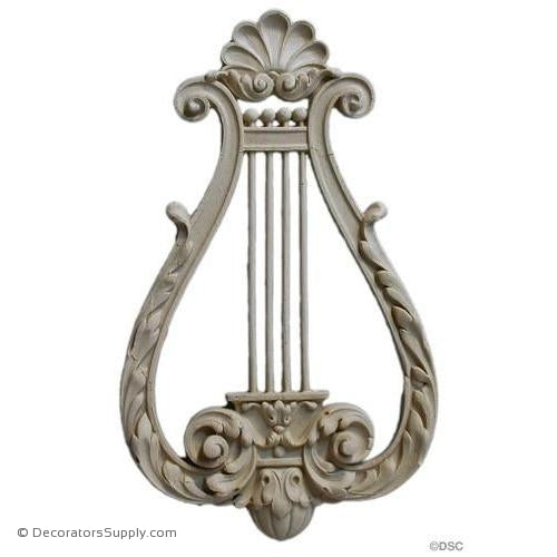 Musical Instrument-Louis XVI 11 5/8H X 7 1/4W - 3/4Relief