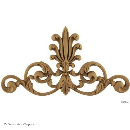 Palmette-Empire 3 1/8H X 5 3/4W - 1/4Relief-ornaments-furniture-woodwork-Decorators Supply