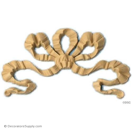 Ribbon - Louis XVI 2 3/4H X 4 1/4W - 3/8Relief-ornaments-furniture-woodwork-Decorators Supply