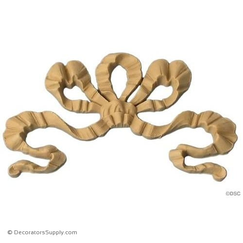 Ribbon - Louis XVI 3 3/4H X 6 3/4W - 1/2Relief-ornaments-furniture-woodwork-Decorators Supply