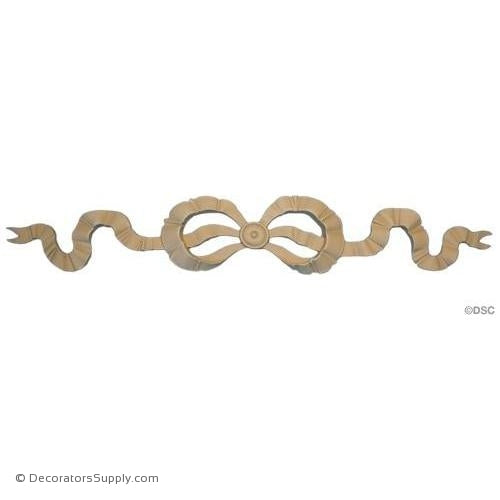 Ribbon - Empire 3 3/4H X 22 1/4W - 7/16Relief-ornaments-furniture-woodwork-Decorators Supply