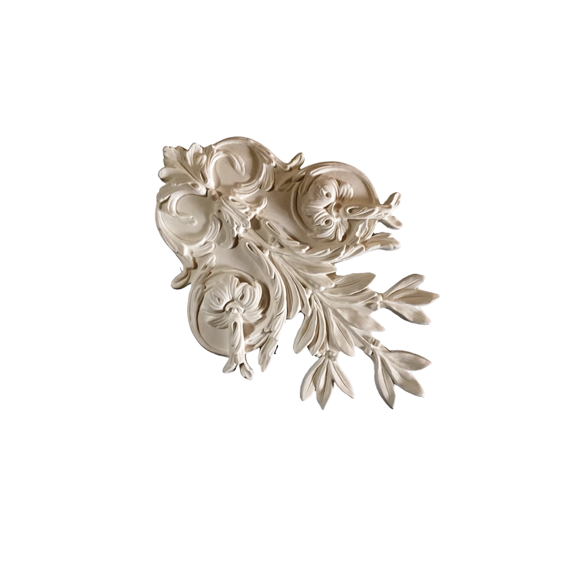 Plaster Corner Louis XIV 12" x 12" x 17" x 1" Relief