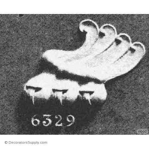 Animal-Ren. 6 1/2H X 4 3/4W - 9/16Relief-Decorators Supply