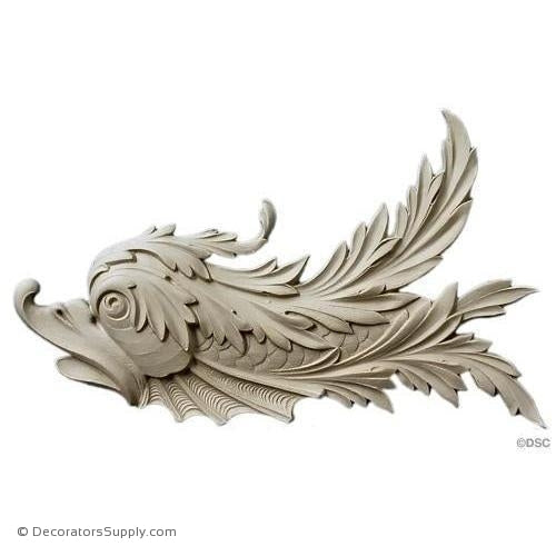 Animal- Fish - Classic 8 1/2H X 13W - 3/4Relief-Decorators Supply