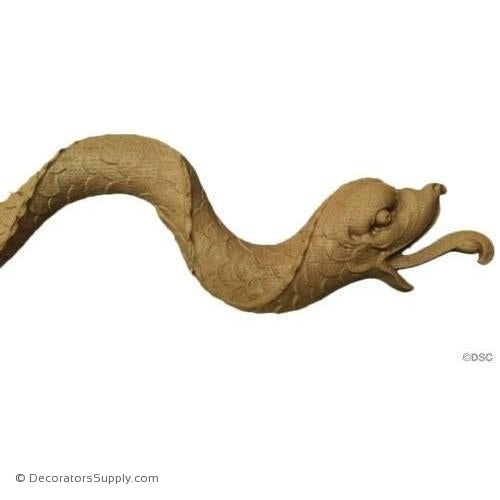 Animal-Nat. Snake 3 1/2H X 19 1/2W - 3/4Relief-Decorators Supply