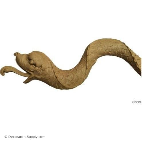 Animal-Nat. Snake 3 1/2H X 19 1/2W - 3/4 Relief-Decorators Supply