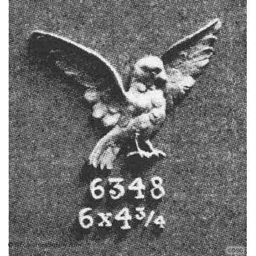 Animal-Nat. Bird 4 3/4H X 6W - 7/16Relief-Decorators Supply