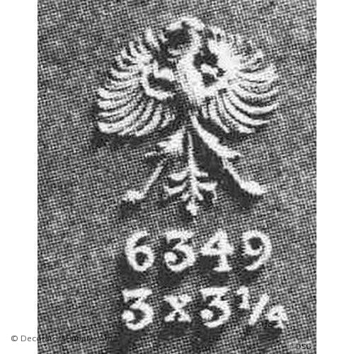 Animal-Heraldic Eagle 3 1/4H X 3W - 1/4Relief-Decorators Supply