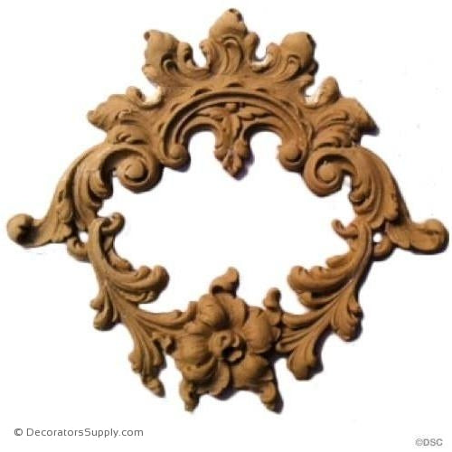 Rococo Wreath-woodwork-furniture-ornaments-Decorators Supply