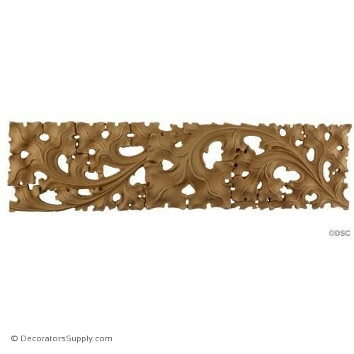 Gothic Ivy Linear Band - 4 1/2H - 3/8Relief-woodwork-furniture-lineal-ornament-Decorators Supply