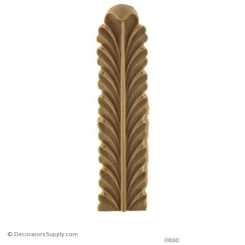 Acanthus-Empire 2 5/8H X 11/16W - 3/16-1/16Relief-ornaments-furniture-woodwork-Decorators Supply